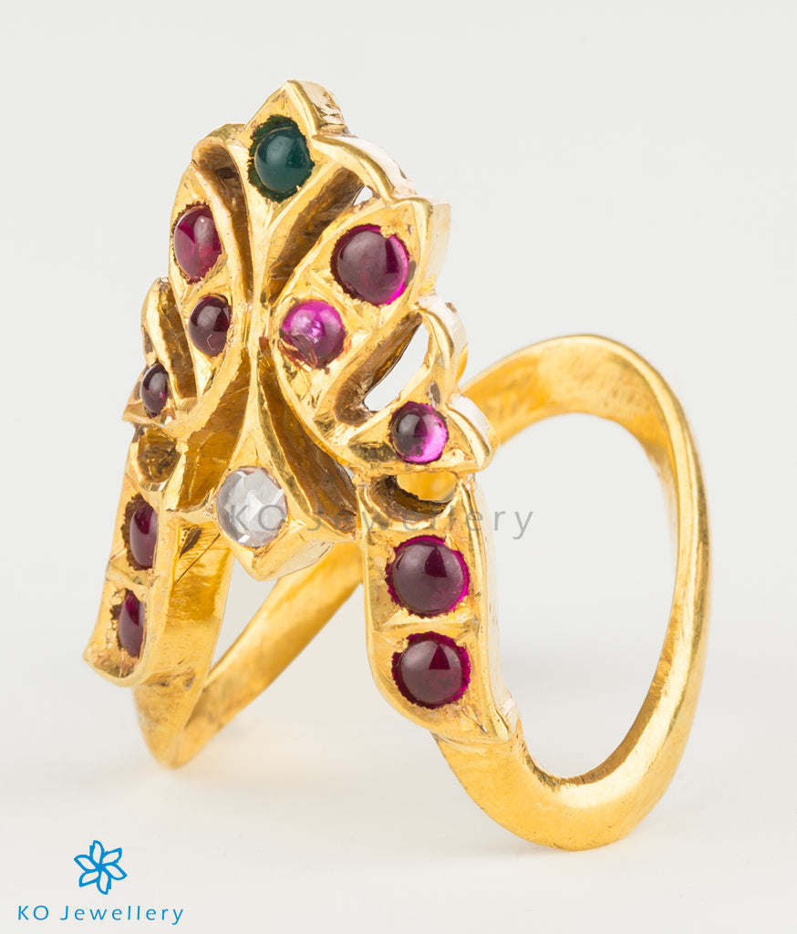 Buy Indian South Indian Traditional Vanki Ring by Asp Fashion Online in  India - Etsy